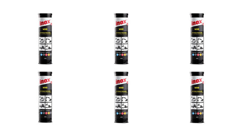 6 x Inox MX8 High temp Extreme Pressure Lithium Complex PTFE grease 450g