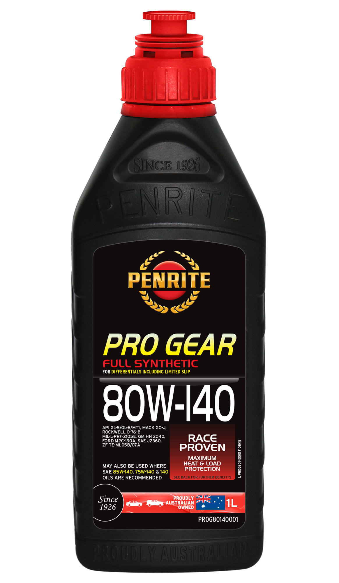 Penrite Pro Gear 80W-140 Gear Oil 1L - PROG80140001