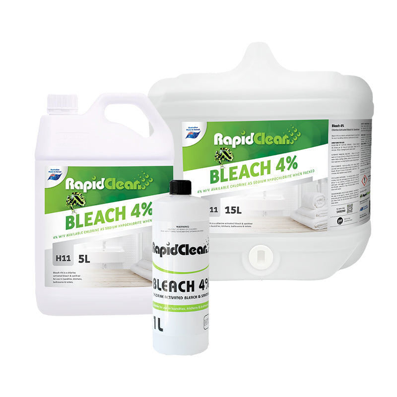 RapidClean Bleach 4% - CleaningRUs