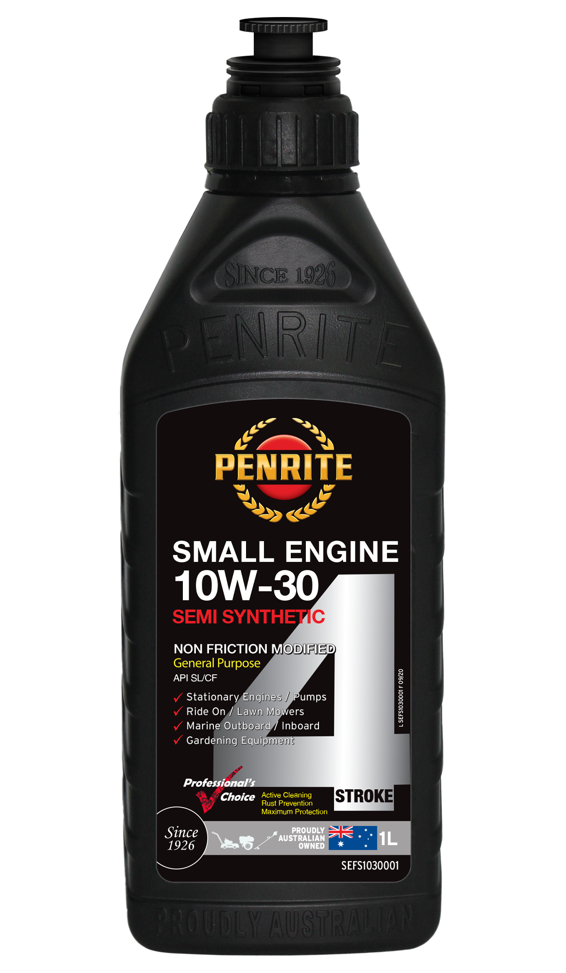 Penrite Small Engine 4 Stroke Oil 10W-30 1L - SEFS1030001