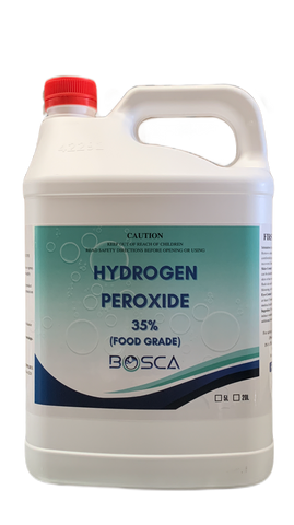 35 % Hydrogen Peroxide (H2O2) Food Grade 5L