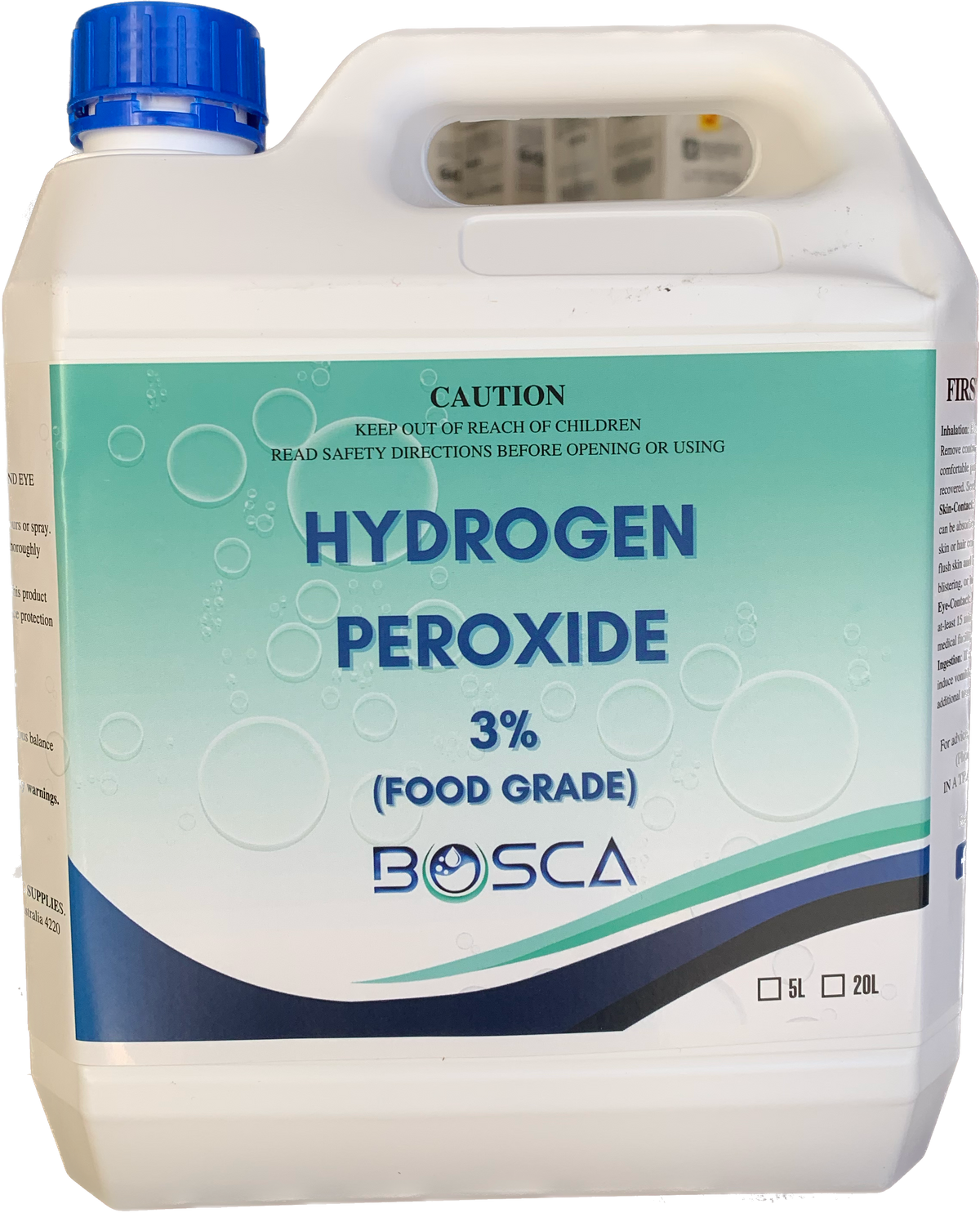 3% Food Grade Hydrogen peroxide H2O2 Disinfectant All Purpose Cleaner 4L