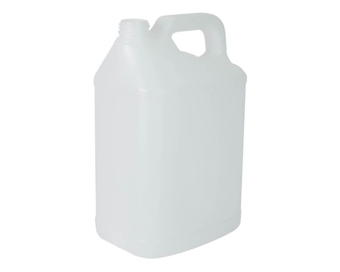 5L Plastic DG Jerry can/Drum/Bottle, Natural with cap