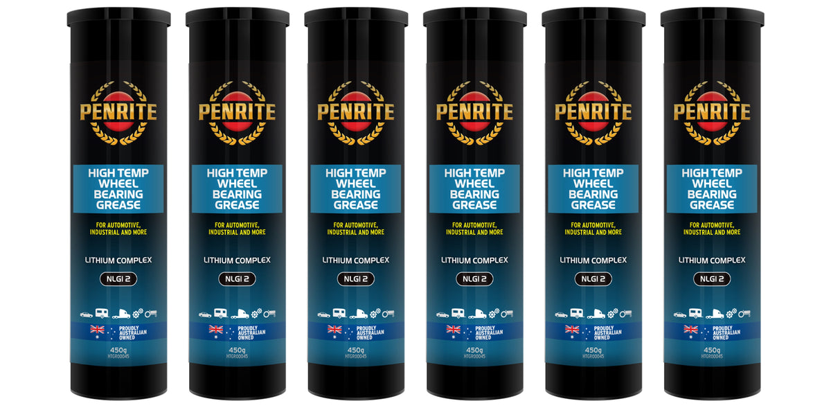 6 x Penrite High Temperature Wheel Bearing Grease 450g - HTGR00045 (Box)