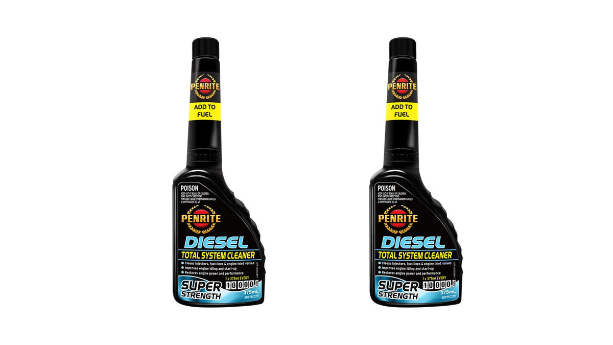 2 X Penrite Diesel Total Fuel System Cleaner 375mL - ADDTSC375 (Twin Pack)