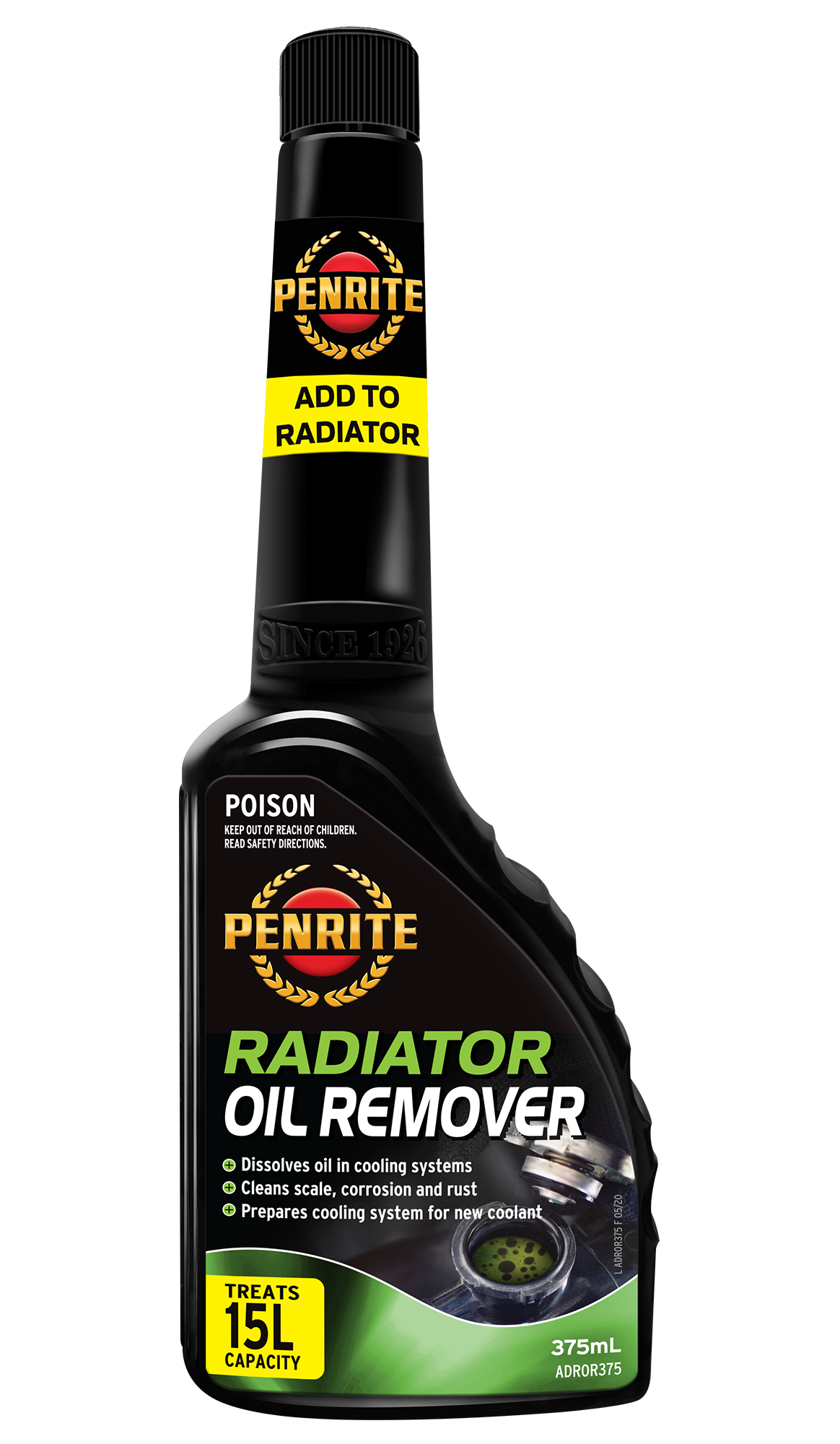 Penrite Radiator Oil Remover 375ml - ADROR375