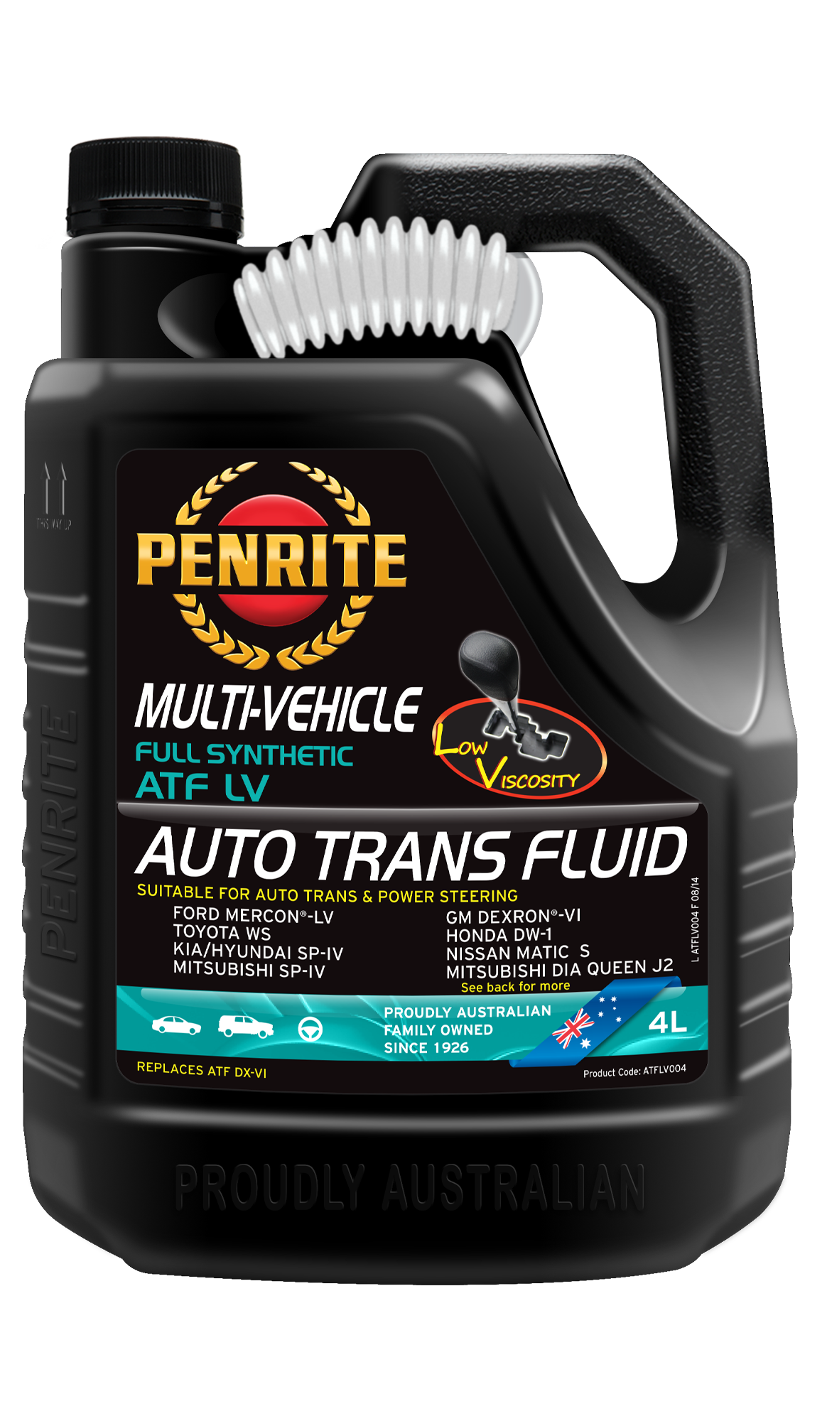 Penrite ATF LV Multi Vehicle Automatic Transmission Fluid 4L - ATFLV004