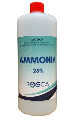 Clear Ammonia Solution 25% 1L