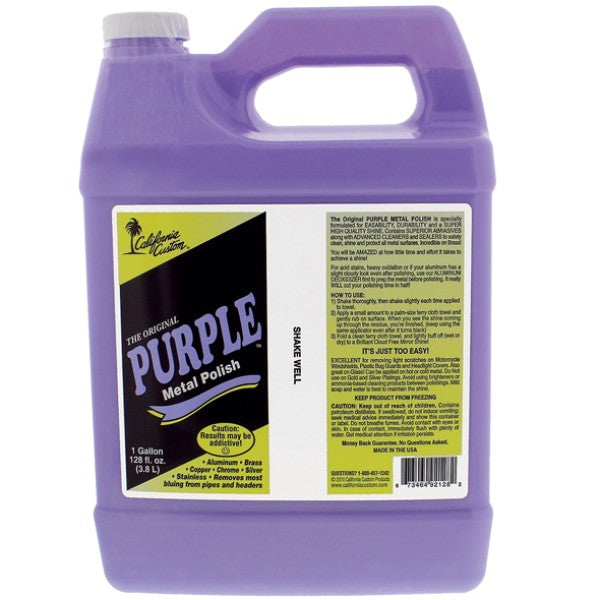 California Customs Purple Metal Polish - 3.8Litre