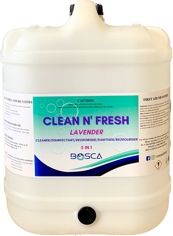 Clean N' Fresh 5IN1 Disinfectant And Cleaner 20L - Lavender