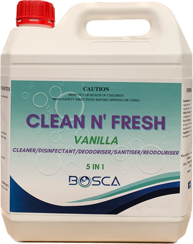 Clean N' Fresh 5IN1 Disinfectant And Cleaner 4L - Vanila