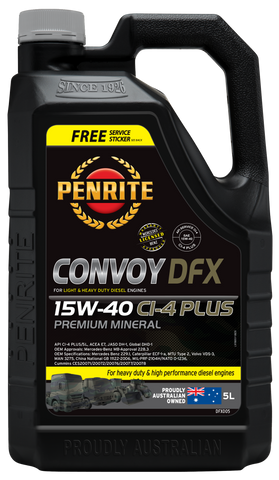 Penrite Diesel Fx Diesel 15W-40 Ci-4 Plus-Sl Engine Oil 5L - DFX005