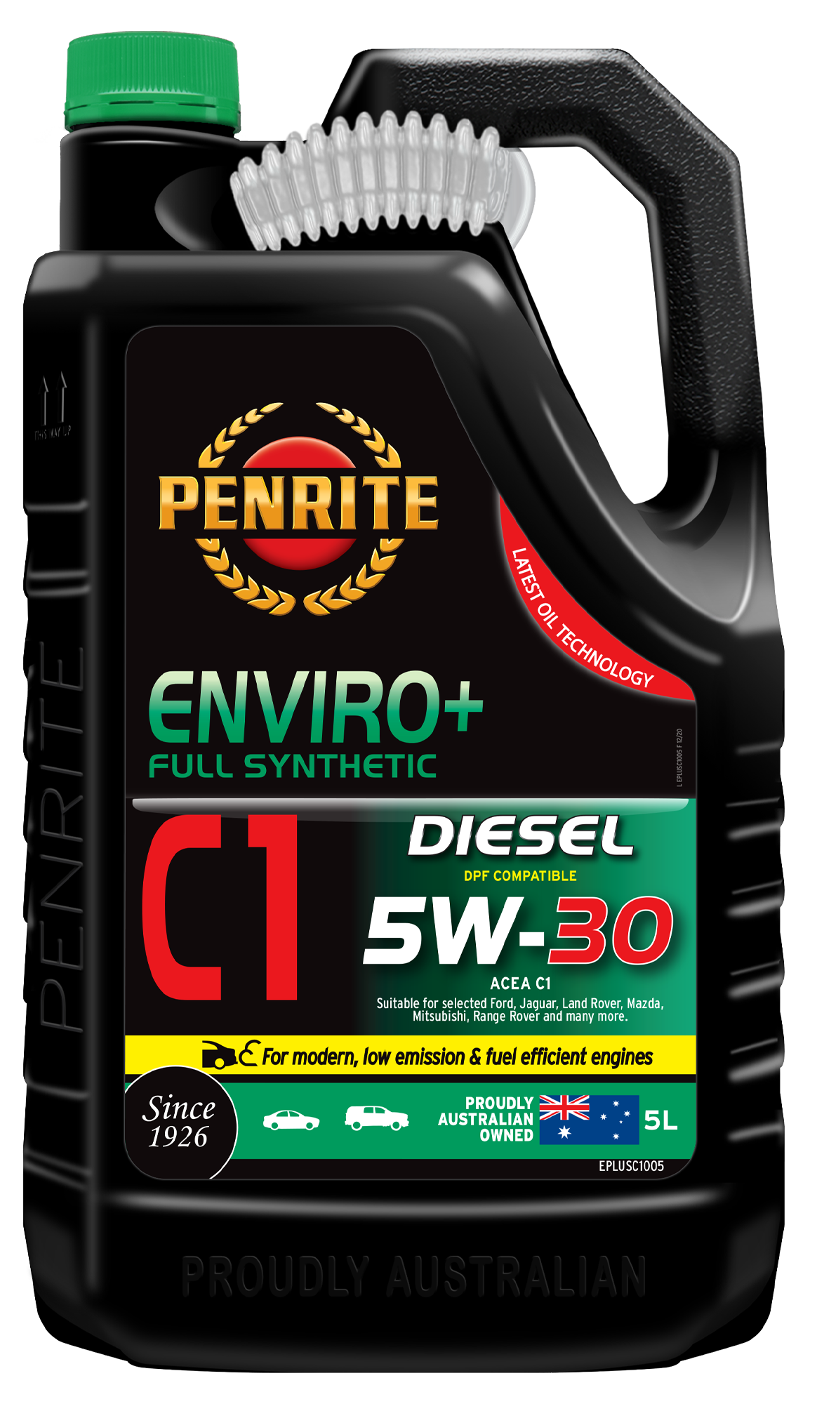 Penrite Enviro+ C1 5W-30 Diesel Engine Oil 5L - EPLUSC1005