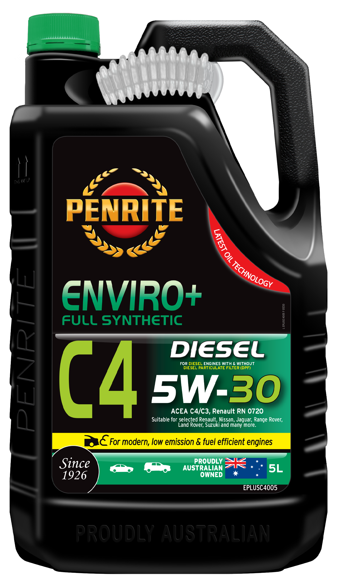 Penrite Enviro+ C4 5W-30 Engine Oil 5L - EPLUSC4005