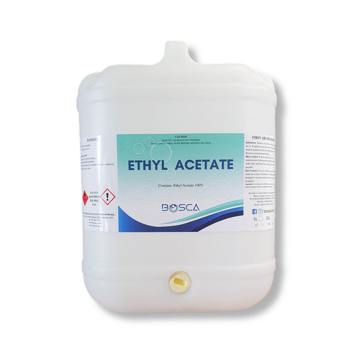 Ethyl Acetate 100% Pure 20L - Non Acetone Nail Polish Remover