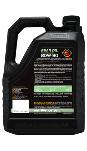 Penrite Gear Oil Mineral 80W-90 4L GO8090004