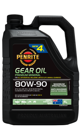 Penrite Gear Oil Mineral 80W-90 4L GO8090004