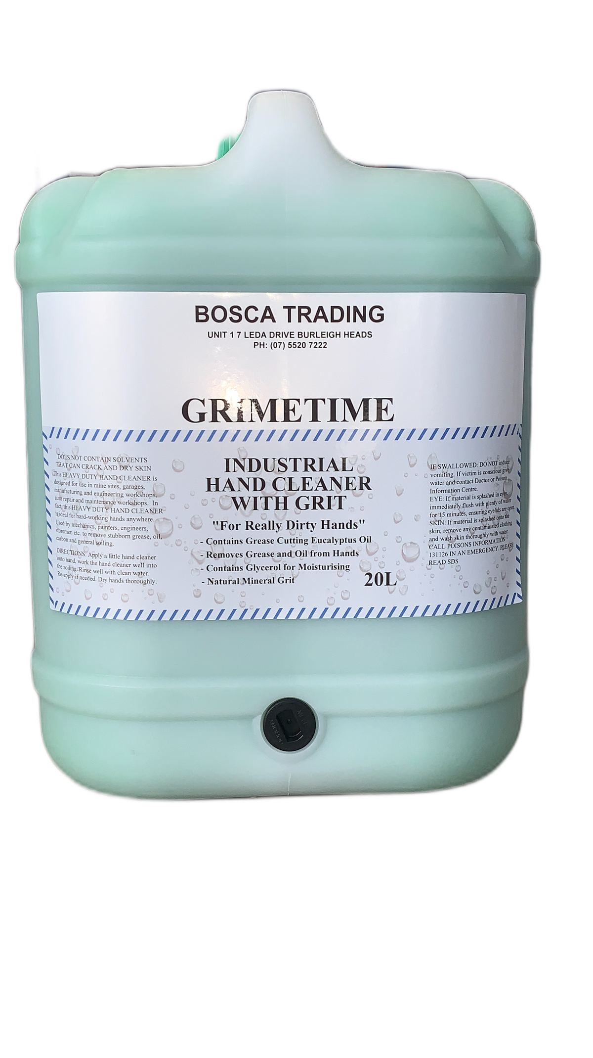 Grimetime 20L - Industrial Hand Soap with Grit