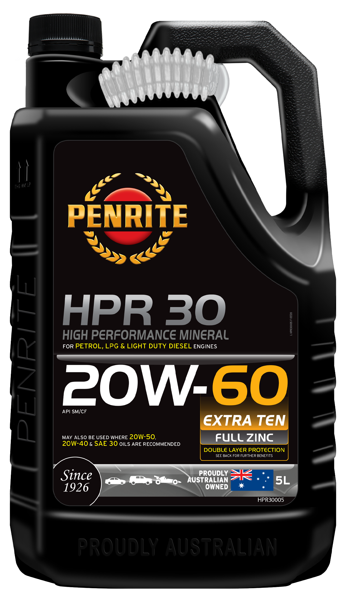 Penrite HPR 30 SAE 20W-60 Engine Oil 5L - HPR30005