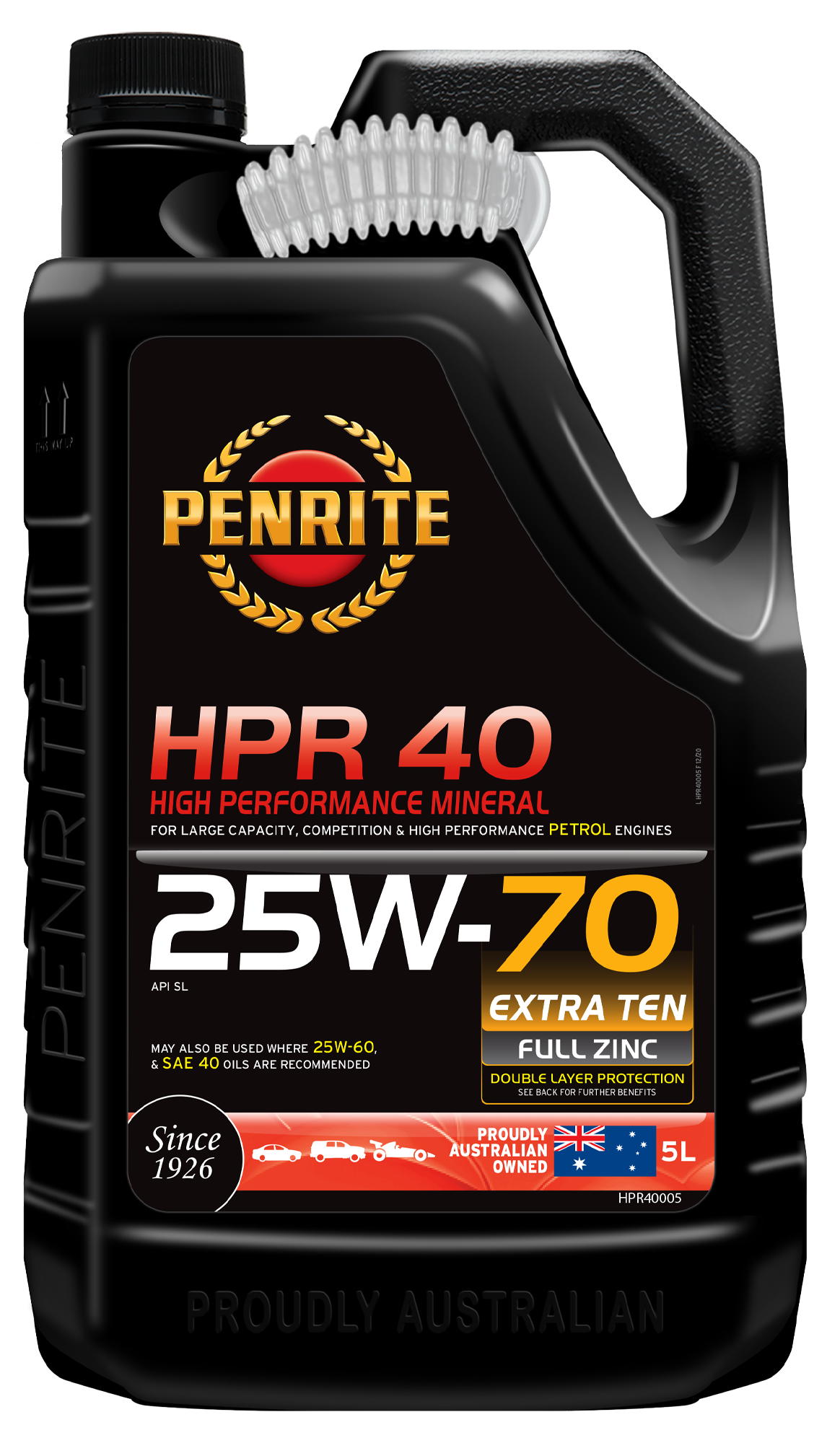 Penrite HPR 40 25W-70 Sl Engine Oil 5L - HPR40005