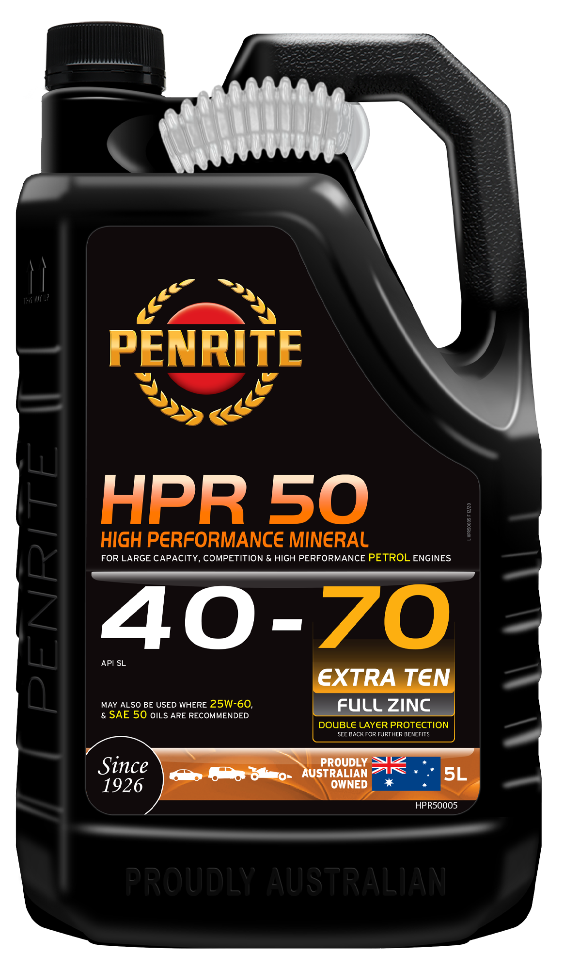 Penrite HPR 50 40-70 Sl Engine Oil 5L- HPR50005