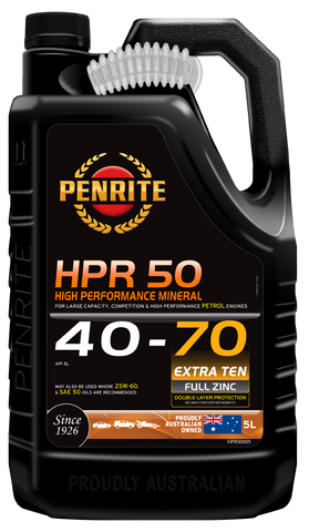 Penrite HPR 50 40-70 Sl Engine Oil 5L- HPR50005