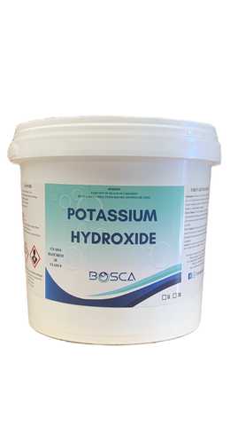 Potassium Hydroxide Caustic Potash Flakes  (KOH) 4Kg