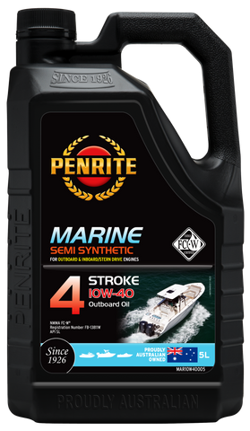 Penrite Marine Outboard 4 Stroke Oil 10W-40 5L - MAR10W40005