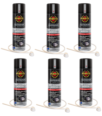 6 x Penrite P26 DPF Cleaner 400ml P26DPFCA0004 (Box)