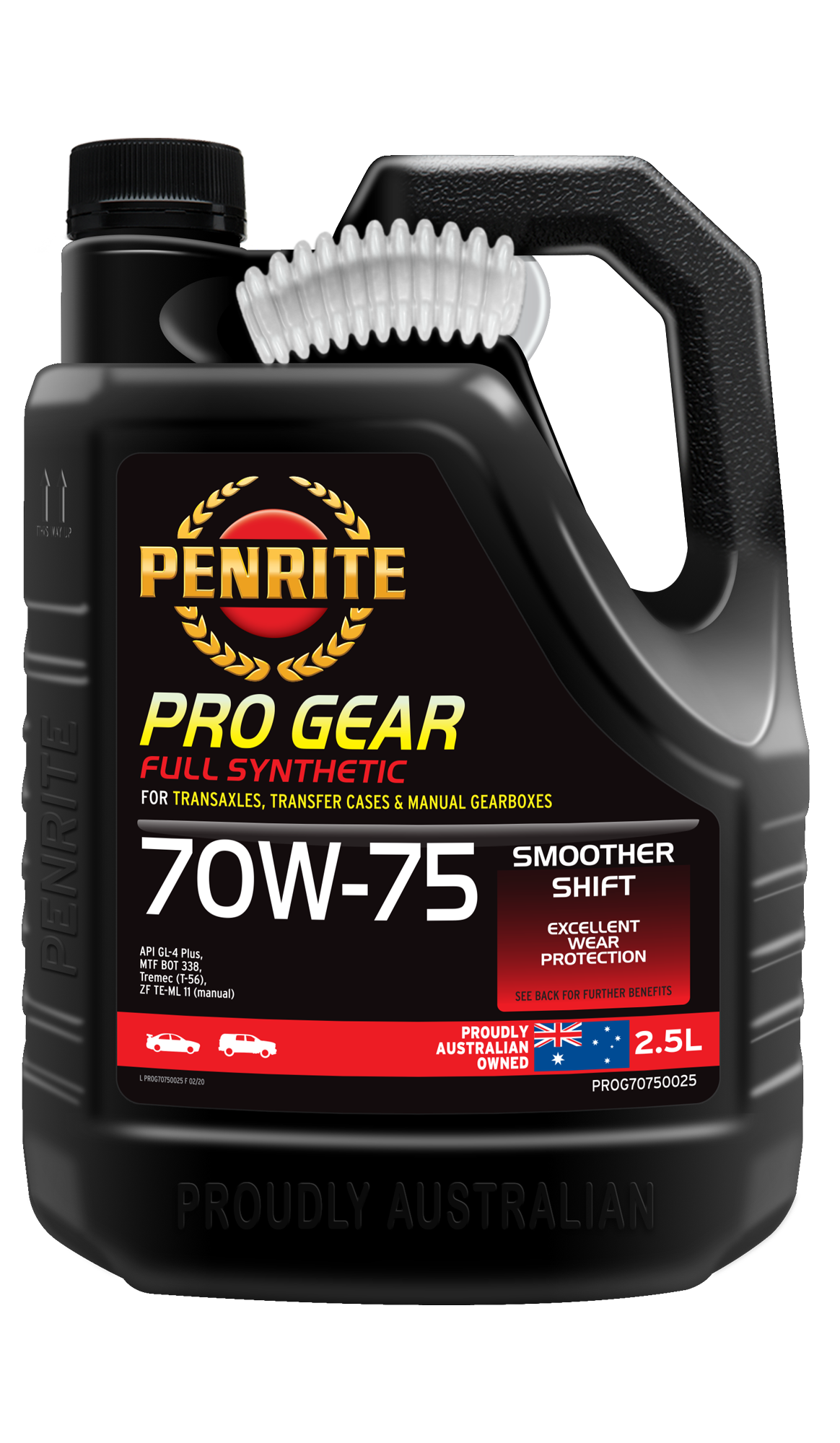 Penrite Pro Gear 70W-75 Gear Oil 2.5L - PROG70750025