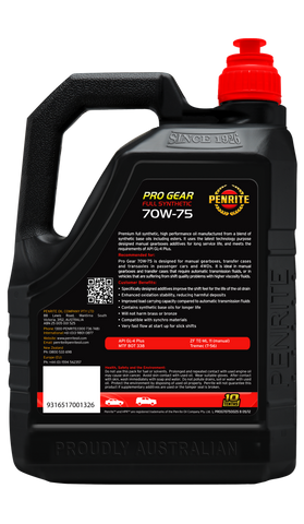 Penrite Pro Gear 70W-75 Gear Oil 2.5L - PROG70750025