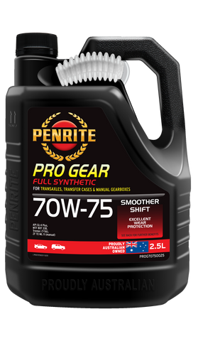 Penrite Pro Gear 70W-75 Gear Oil 2.5L - PROG70750025