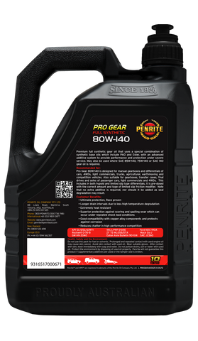 Penrite Pro Gear 80W-140 Gear Oil 2.5L - PROG801400025