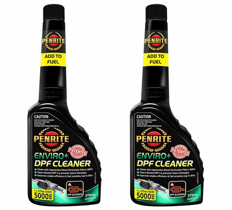 Penrite Enviro+DPF (Diesel Particulate Filters) Cleaner 375mL - ADDPFC375 (Twin Pack)