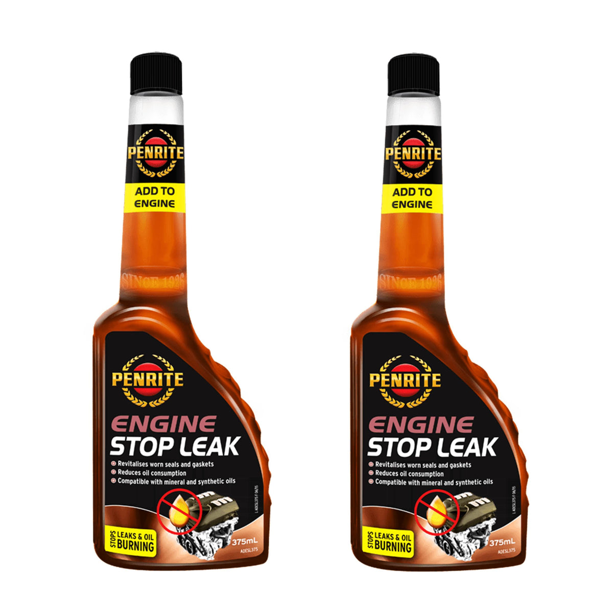 Penrite Engine Oil Stop Leak 375mL - ADESL375 (Twin pack)