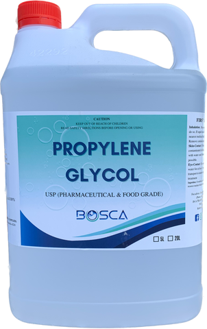 Propylene Glycol 5L - USP 100% Pure Pharmaceutical & Food Grade