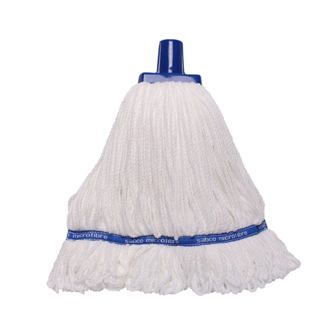 Sabco Professional 350g Premium Grade Microfibre Round Mop Head Blue