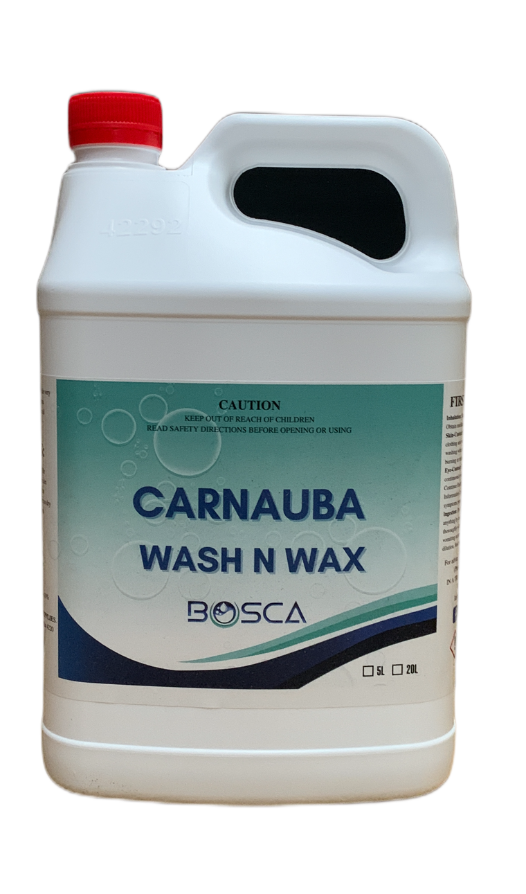 Bosca Carnuba Wash and Wax ( Car Shampoo) 5 Ltr