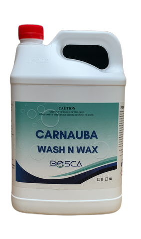 Bosca Carnuba Wash and Wax ( Car Shampoo) 5 Ltr