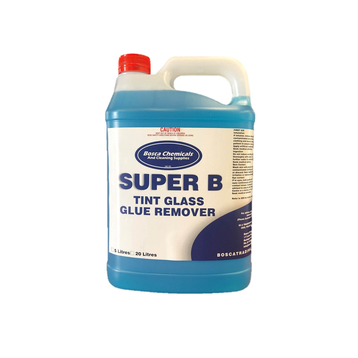 Bosca Super B 5L - Window Film Adhesive Remover