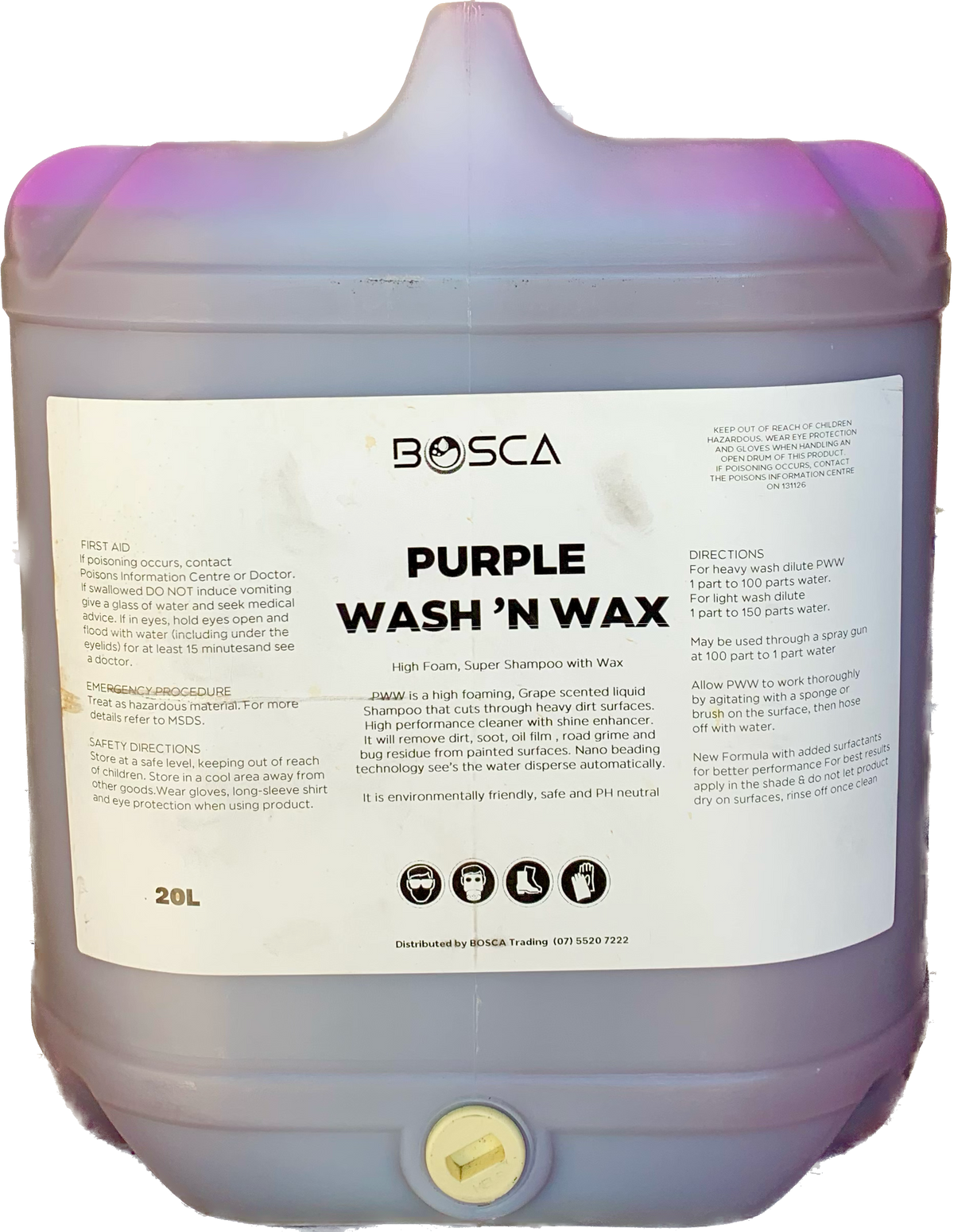 Bosca Purple Wash N Wax 20L