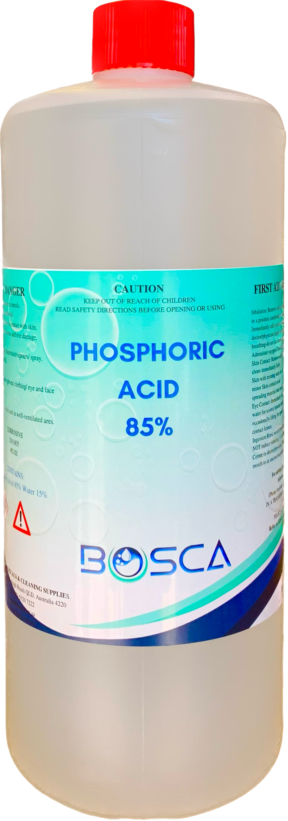 85% Phosphoric Acid 1L - Food Grade Orthophosphoric Rust Remover