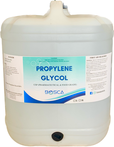 Propylene Glycol 20L - USP 100% Pure Pharmaceutical & Food Grade